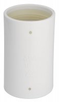 MUFF 32MM VIT PP MED GUMMITÄTNING