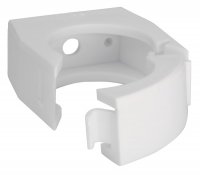RÖRKLAMMA VIT 32MM LÅSBART ÖVERFALL