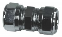 KOPPARRÖRS-KOPPLING 15MM RAK FÖRKROMAD