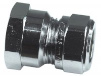 KOPPARRÖRS-KOPPLING 15XR15 RAK INV GÄNGA FÖRKROMAD