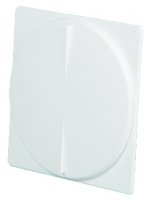 TALLRIKSVENTIL Ø125MM FYRKANT RAM