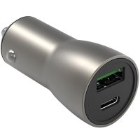 BILLADDARE USB-A USB-C PD 18W SILVER MET