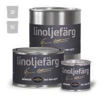 Linoljefärg Mörkgrå3 L