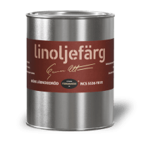 Linoljefärg Mörk järnoxidröd 1 L