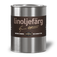 Linoljefärg Bränd umbra 1 L