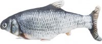 Fisk, sprattlande, tyg, catnip, 30 cm,
