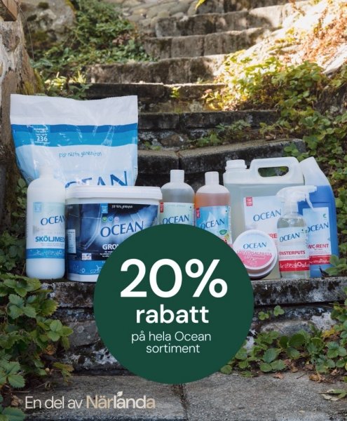 20% rabatt på hela Ocean sortimentet 