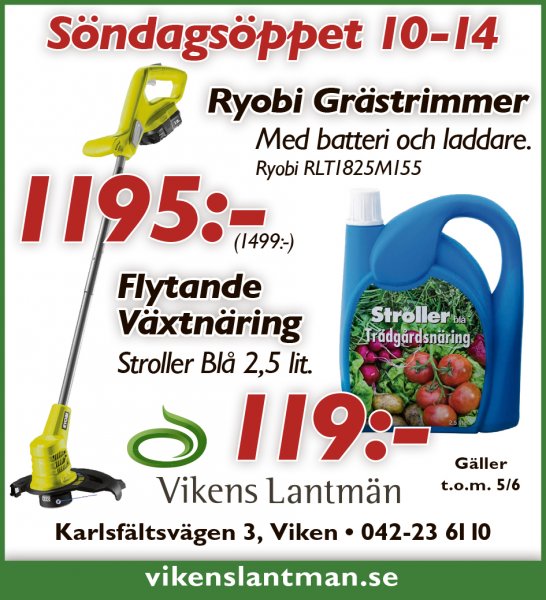 Trimmer och växtnäring