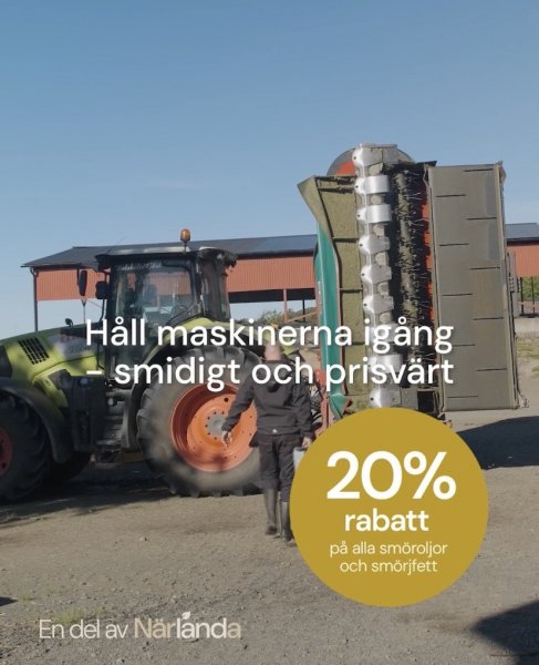 20% rabatt på smörjoljor och smörjfett från Agrol 