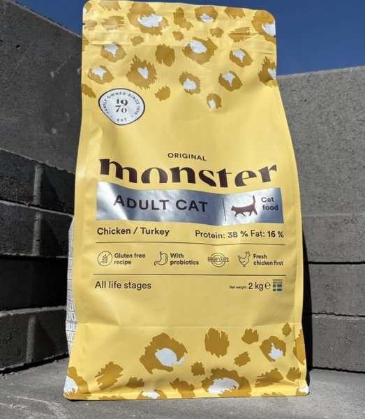 Kattmat från Monster är nytt hos oss!