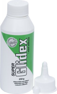 SMÖRJMEDEL SUPERGLIDEX 250GR M SILIKON FÖR PVC/PP