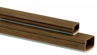 KABELKANAL PLASFIX 12X7MM LIM TEAKFÄRGAD