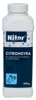 CITRONSYRA FINGRANULERAT 600G
