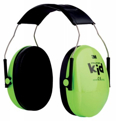 HÖRSELSKYDD KID NEONGRÖN