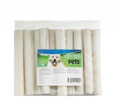 2pets Tuggrulle vit,12,5 cm/ 15 mm, 10-