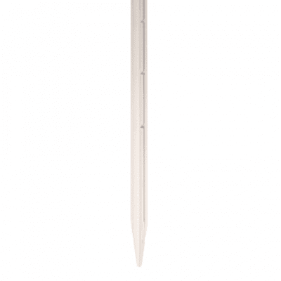 Stjärnprofilstolpe vit 115 cm slits/12c