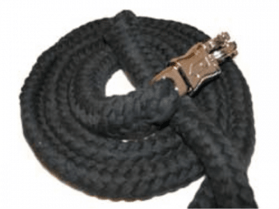 Hansbo Sport Grimskaft i acrylfiber Svart 2,3m