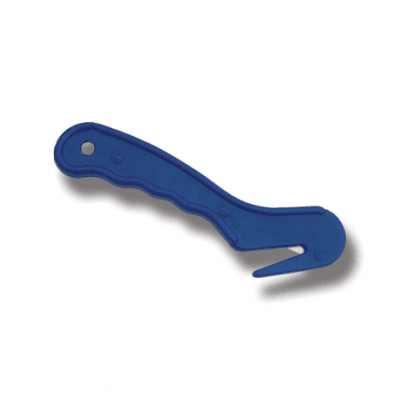 Balkniv i plast grovroyalblå