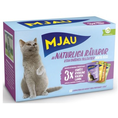 Mjau Multi Kött 85gx12 3516