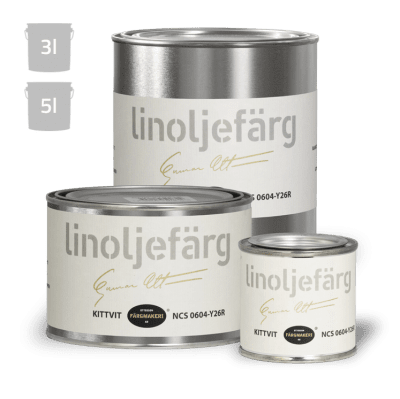 Linoljefärg Kittvit 5L