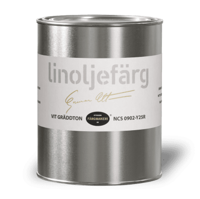 Linoljefärg Vit gräddton 1 L