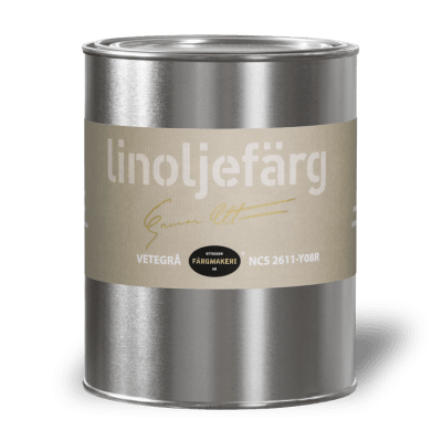 Linoljefärg Vetegrå1 L