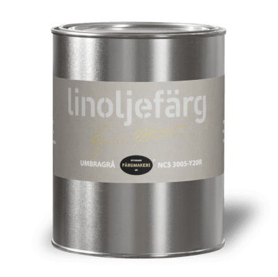 Linoljefärg Umbragrå 1 L