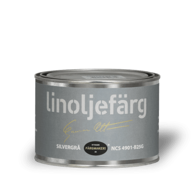 Linoljefärg Silvergrå 0,5 L