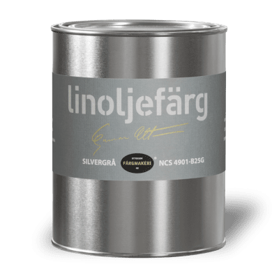 Linoljefärg Silvergrå 1 L
