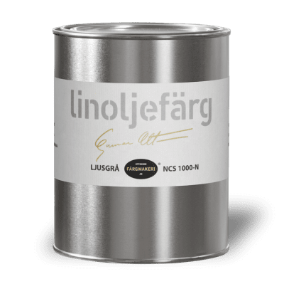 Linoljefärg Ljusgrå 1 L