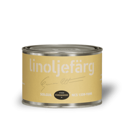 Linoljefärg Solgul 0,5 L