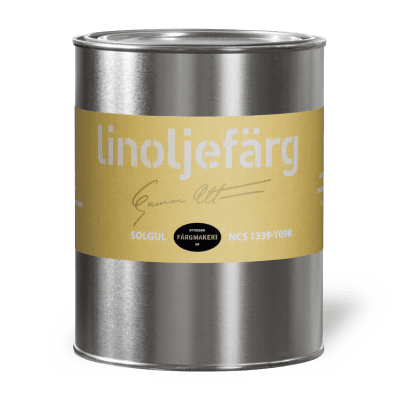 Linoljefärg Solgul 1L