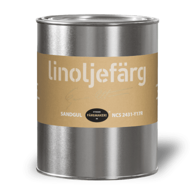 Linoljefärg Sandgul 1 L