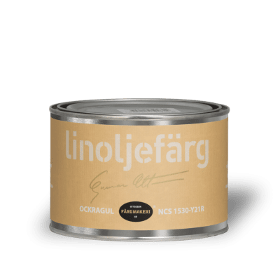 Linoljefärg Ockragul 0,5 L