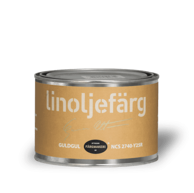 Linoljefärg Guldgul0,5 L