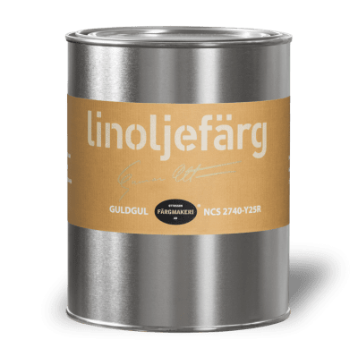 Linoljefärg Guldgul 1 L
