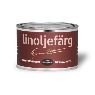 Linoljefärg Caput Mortuum 0,5 L