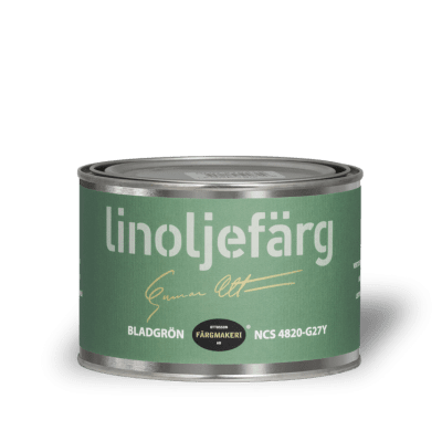 Linoljefärg Bladgrön 0,5 L