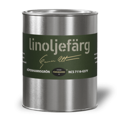 Linoljefärg Köpenhamnsgrön 1 L
