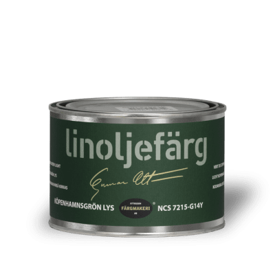Linoljefärg Köpenhamnsgrön LYS 0,5 L