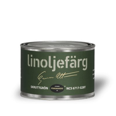 Linoljefärg Skruttgrön 0,5 L