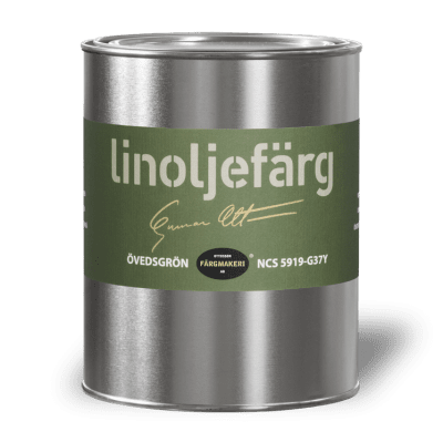 Linoljefärg Övedsgrön 1 L