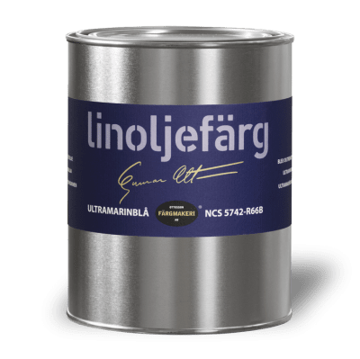 Linoljefärg Ultramarinblå 1 L
