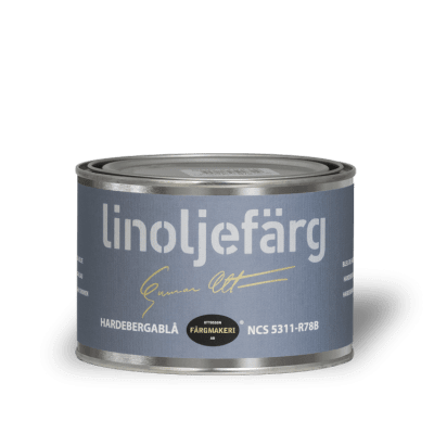 Linoljefärg Hardebergablå 0,5 L