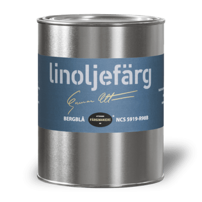 Linoljefärg Bergblå 1 L