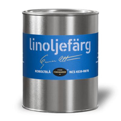 Linoljefärg Koboltblå 1 L