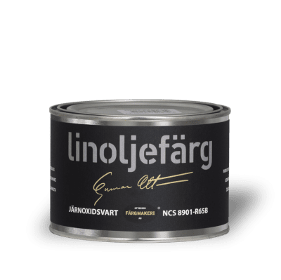 Linoljefärg Järnoxidsvart 0,5 L