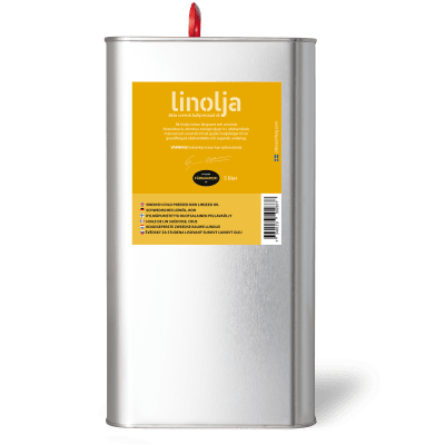 Linolja rå kallpressad 5 L