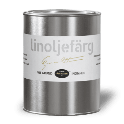Linoljefärg Vit grund 1 L
