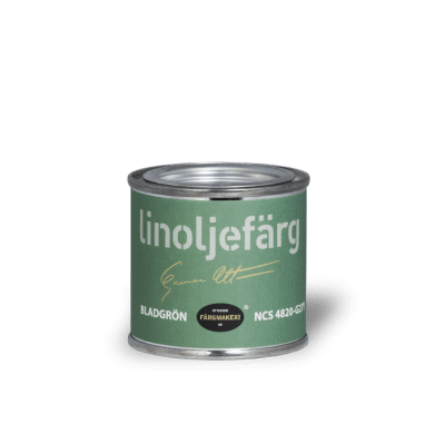 Linoljefärg Bladgrön 0,1 L
